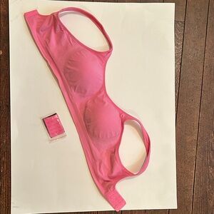 Seamless Pink Wireless Comfort Bra